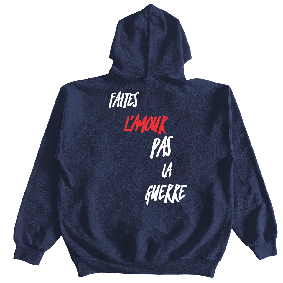 MAKE LOVE NOT WAR HOODIES