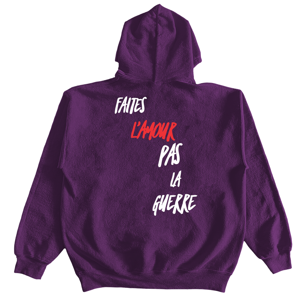 MAKE LOVE NOT WAR HOODIES